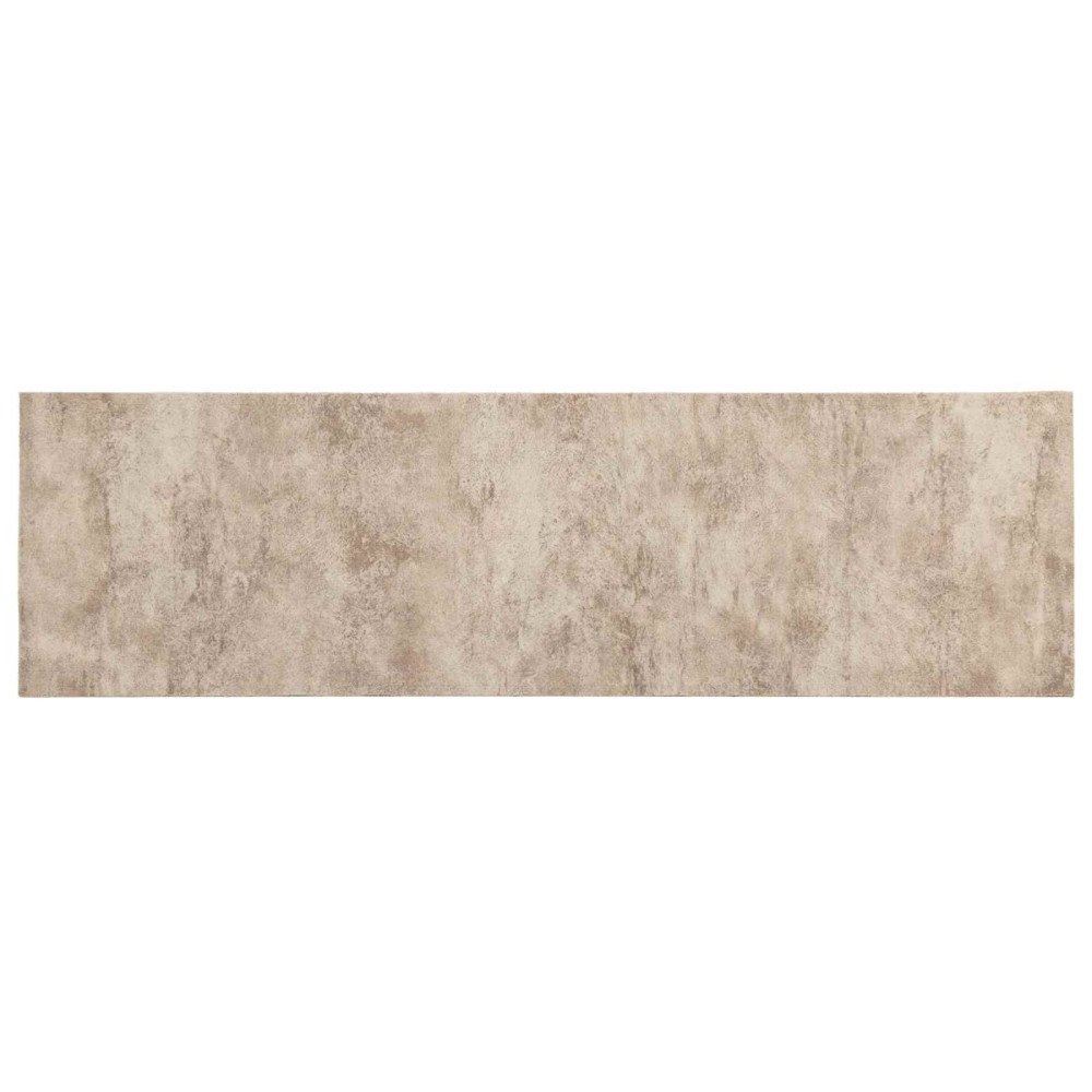 vidaXL Köksmatta Beige betong 180 x 60 cm 100% Polyamid Tvättbar