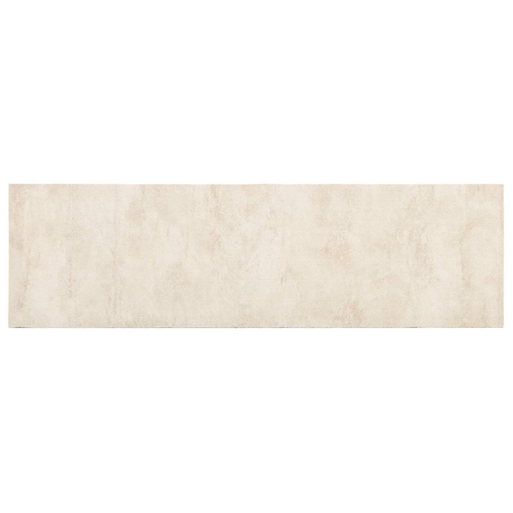 vidaXL Köksmatta krämfärgad betong 180 x 60 cm 100% Polyamid Tvättbar