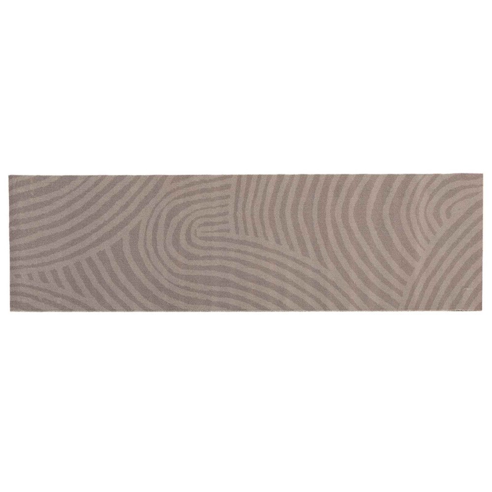 vidaXL Köksmatta Brun skandinavisk 150 x 45 cm 100% Polyamid Tvättbar