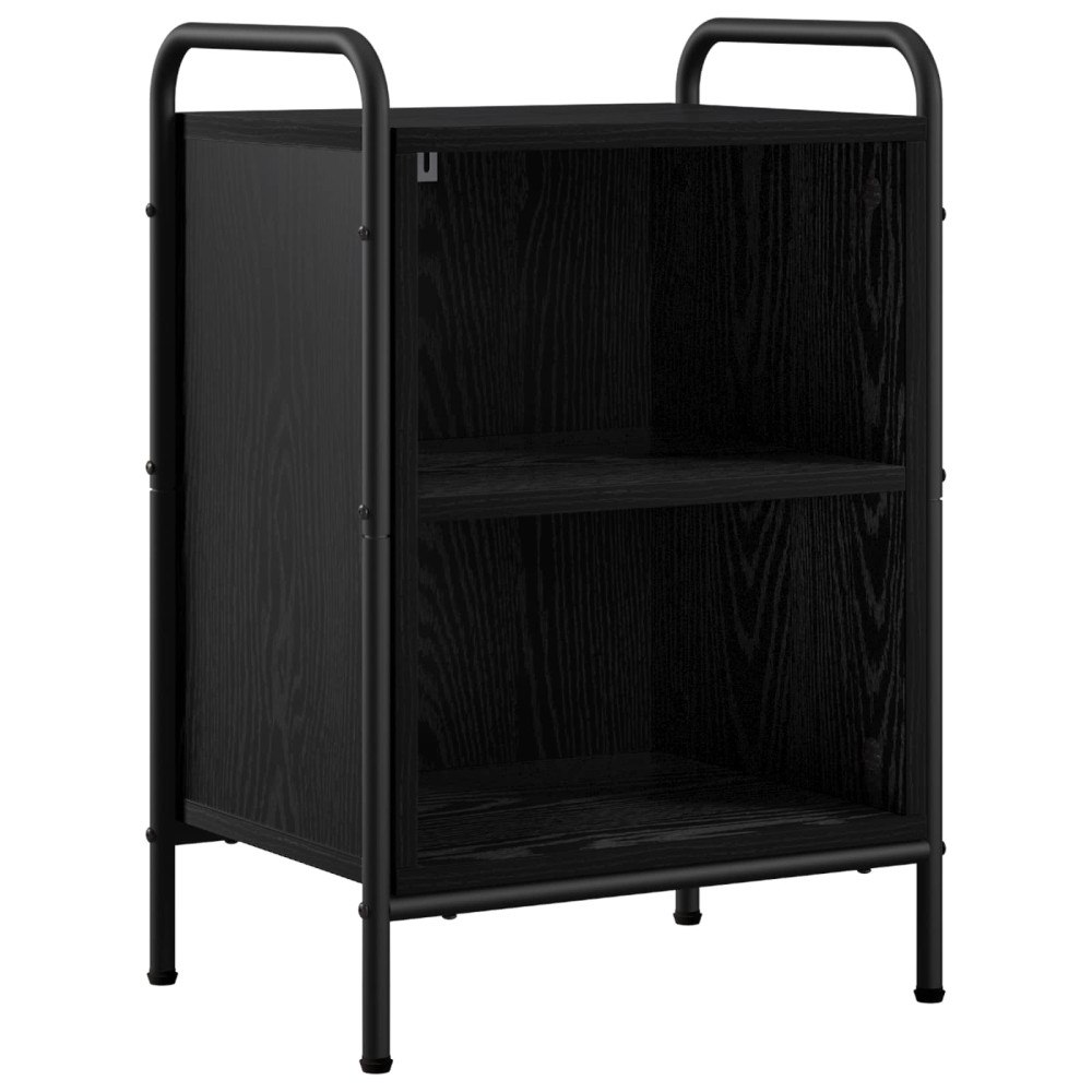 vidaXL Nattduksbord Svart ek 40 x 30 x 60 cm Konstruerat trä