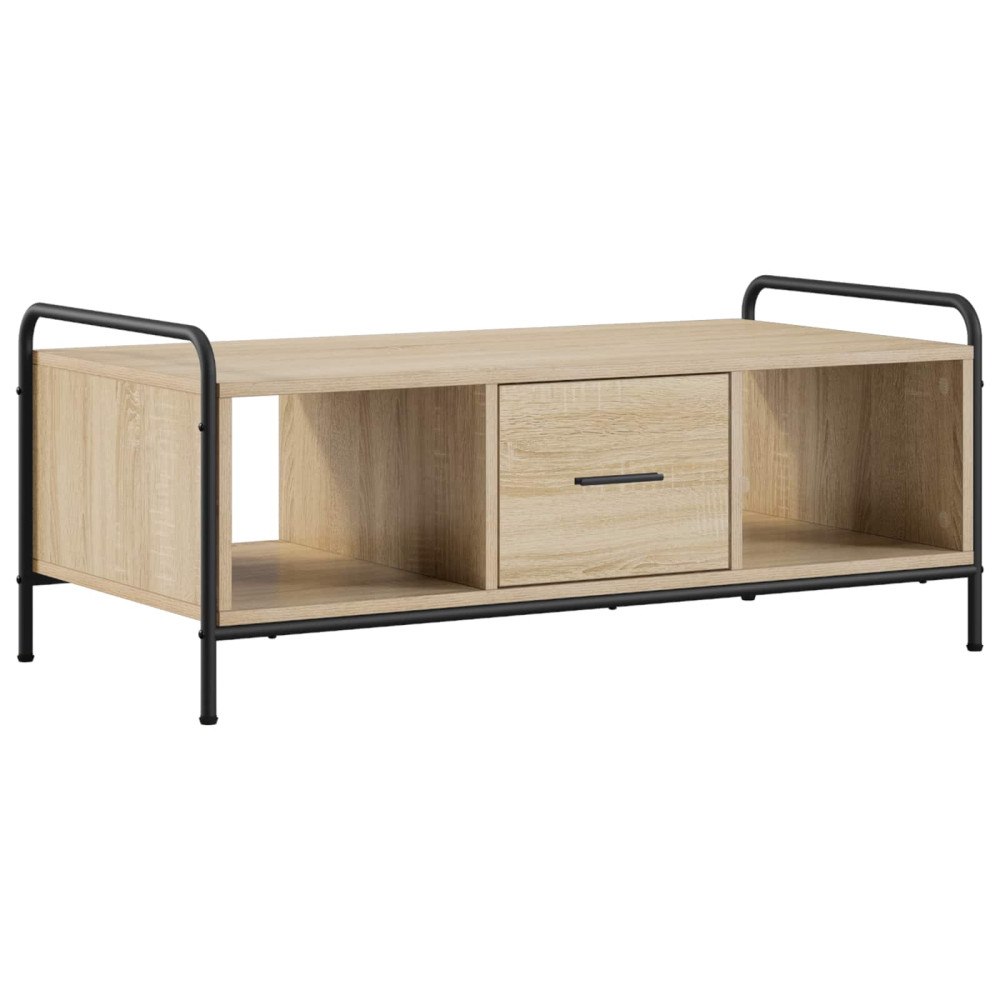 vidaXL Kaffeebord Sonoma-ek 99,5 x 49 x 41 cm Konstruerat trä