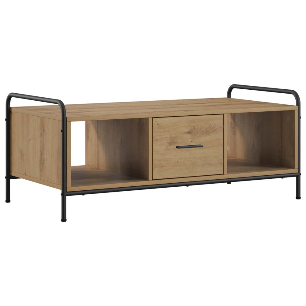 vidaXL Kaffeebord Artisan-ek 99,5 x 49 x 41 cm Konstruerat trä