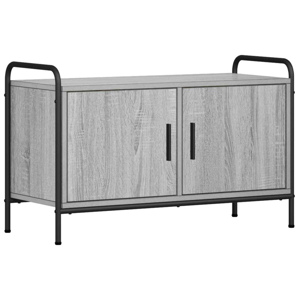 vidaXL TV-skåp 79,5 x 33 x 50 cm Grå Sonoma Konstruerat trä
