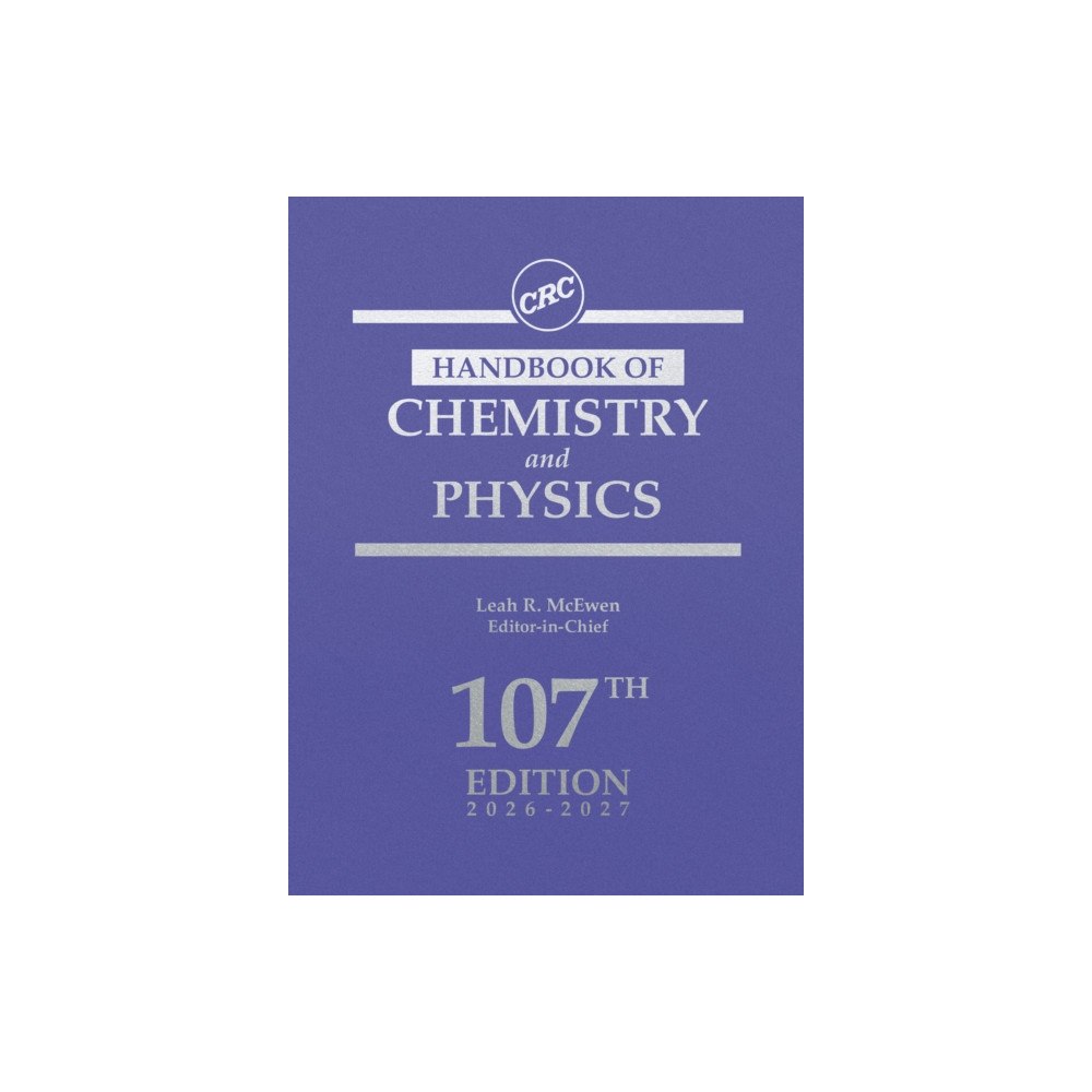 Taylor & francis ltd CRC Handbook of Chemistry and Physics (inbunden, eng)