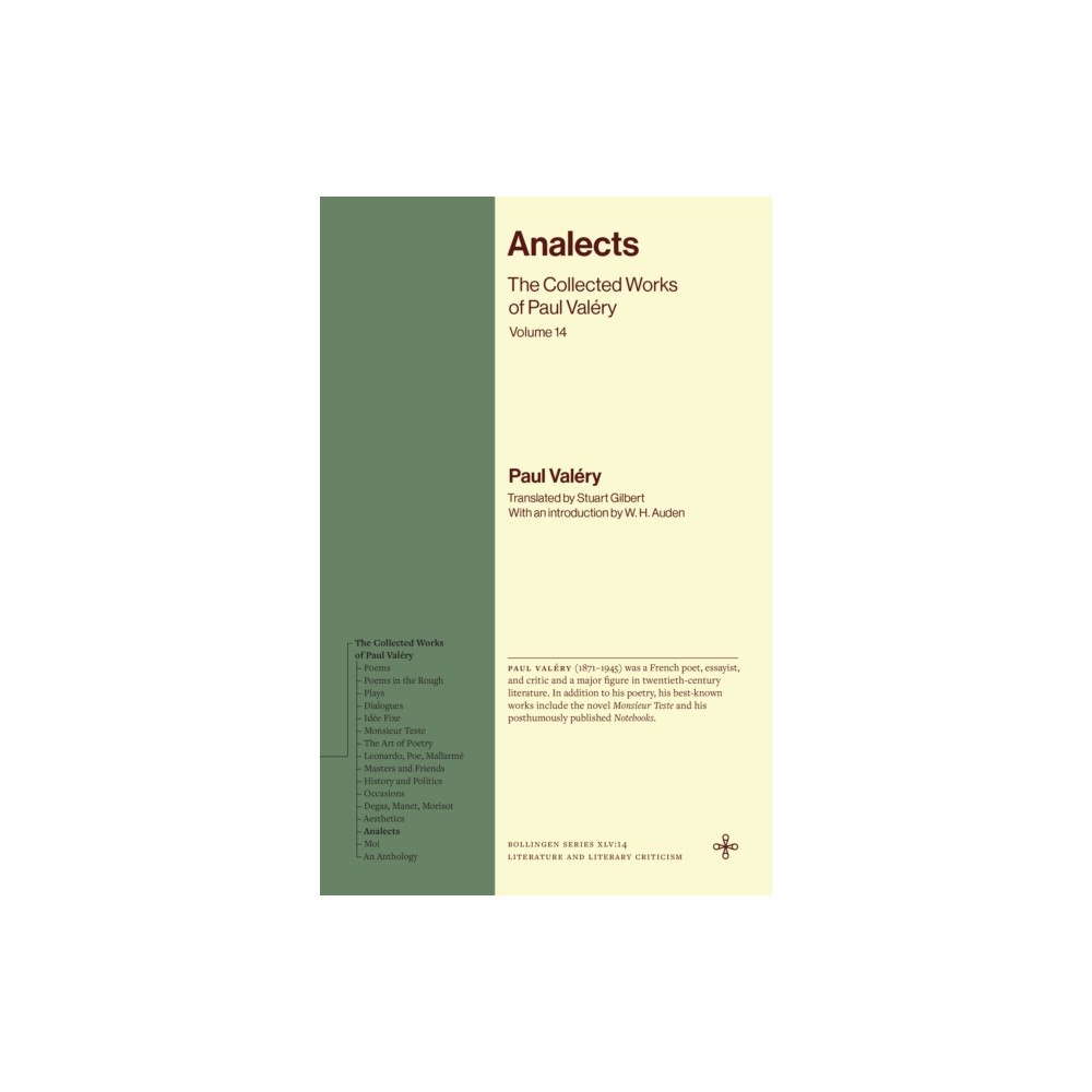 Princeton University Press Analects (häftad, eng)
