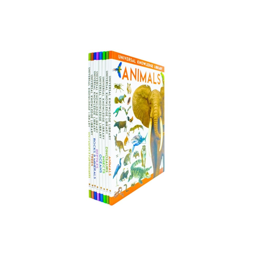 Fox Eye Publishing Universal Knowledge Library: Animals and Nature; 8-Book Set (inbunden, eng)