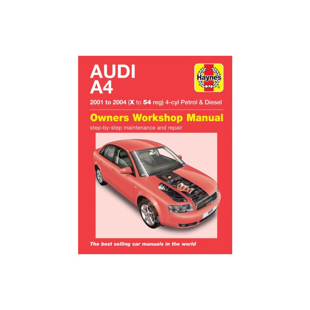 Haynes Publishing Group Audi A4 Petrol & Diesel (01 - 04) Haynes Repair Manual (häftad, eng)