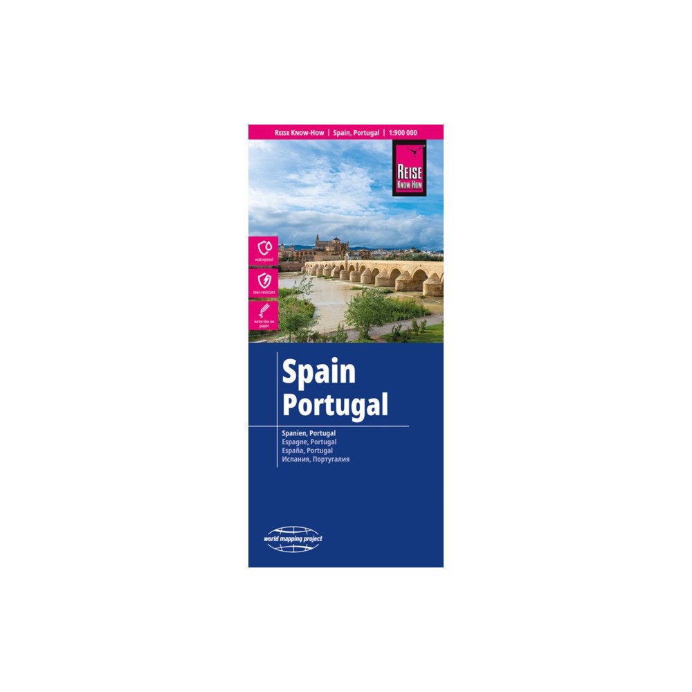 Reise Know-How Verlag Peter Rump GmbH Spain - Portugal Map