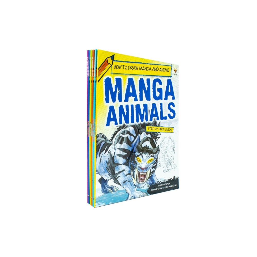 Fox Eye Publishing Step-by-Step Guide to Drawing Manga and Anime; 6-Book Set (häftad, eng)