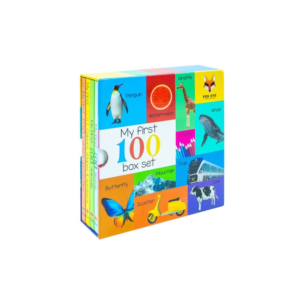 Fox Eye Publishing My First 100 Words;4-Board Book Set (inbunden, eng)