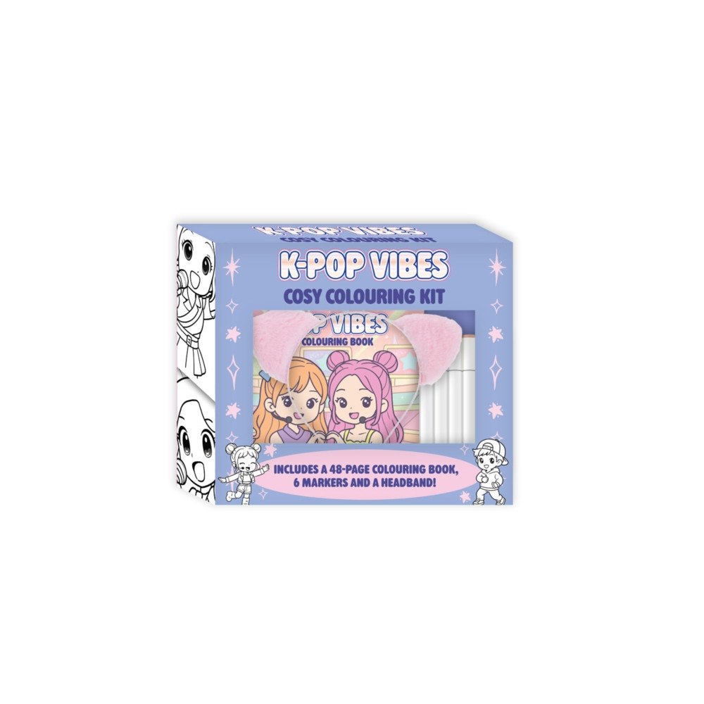 Five Mile K Pop Vibes Cosy Colouring Kit with Headband (häftad, eng)