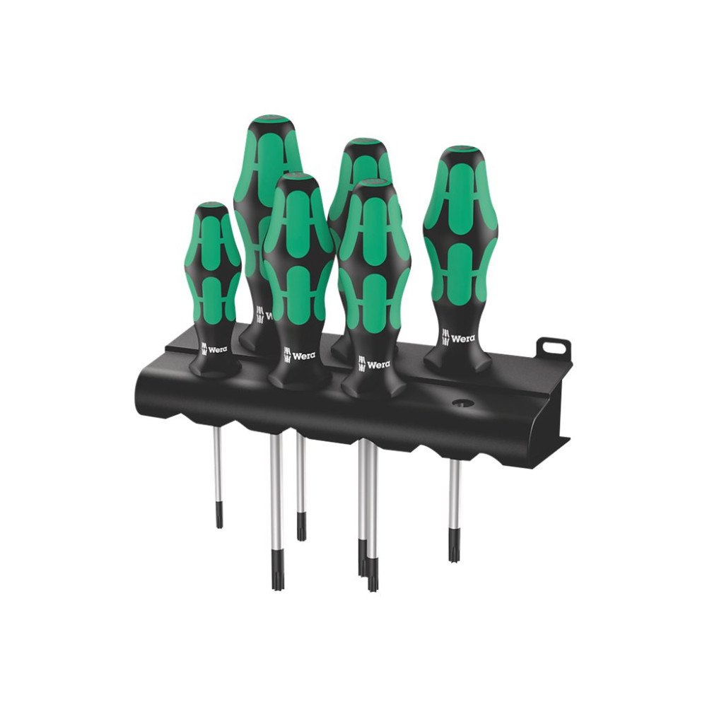 WERA WERK Wera Kraftform Plus - Series 300 367/6 TORX - skruvmejseluppsättning - 6 delar