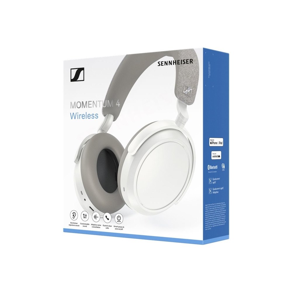 SENNHEISER Sennheiser MOMENTUM 4 Wireless hörlurar over-ear ANC Bluetoo...