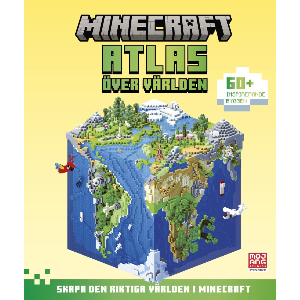 Tukan Förlag Minecraft atlas över världen (inbunden)