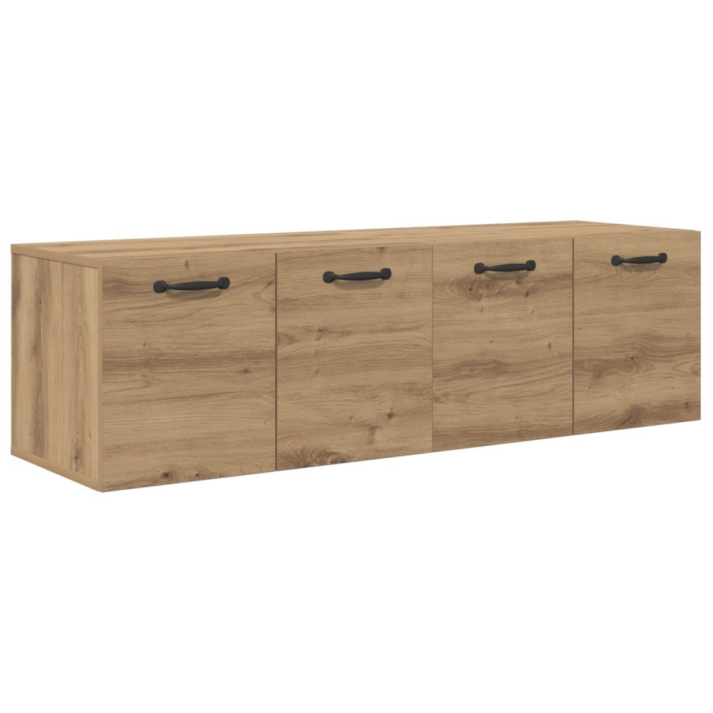 vidaXL Väggskåp 2 st 120 x 36,5 x 35 cm Konstruerat trä Artisan-ek