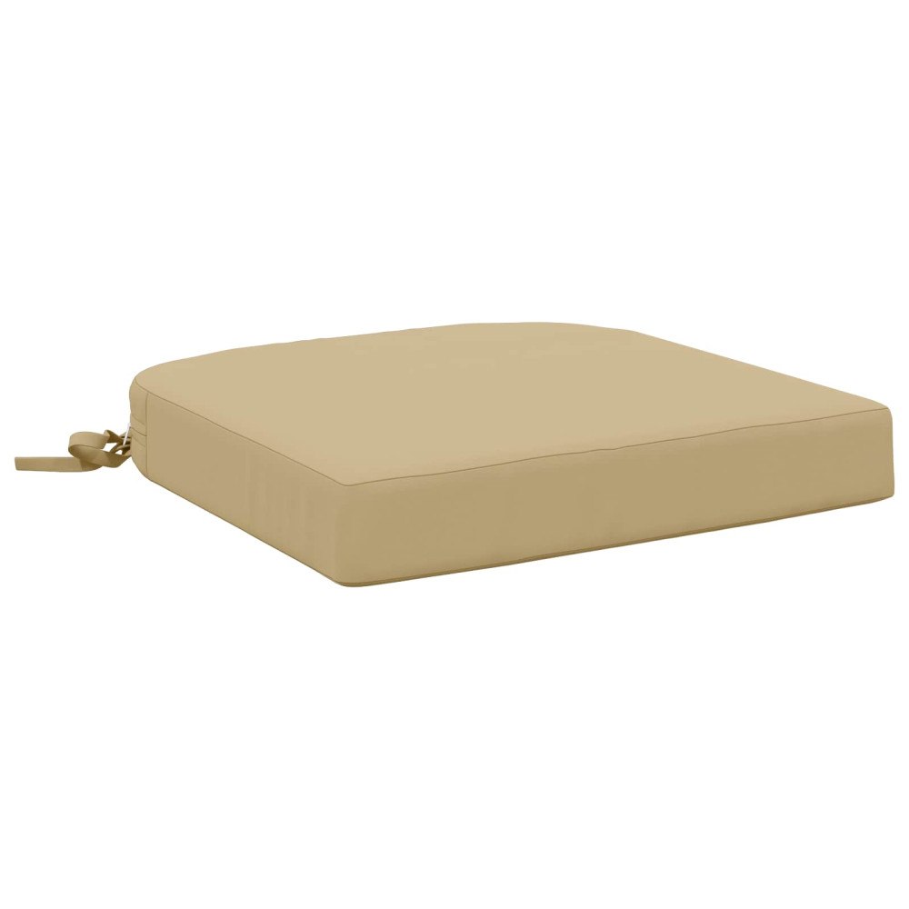 vidaXL 1-delad Sittkudde SOEST 100% Polyester Beige 40 x 40 x 7 cm