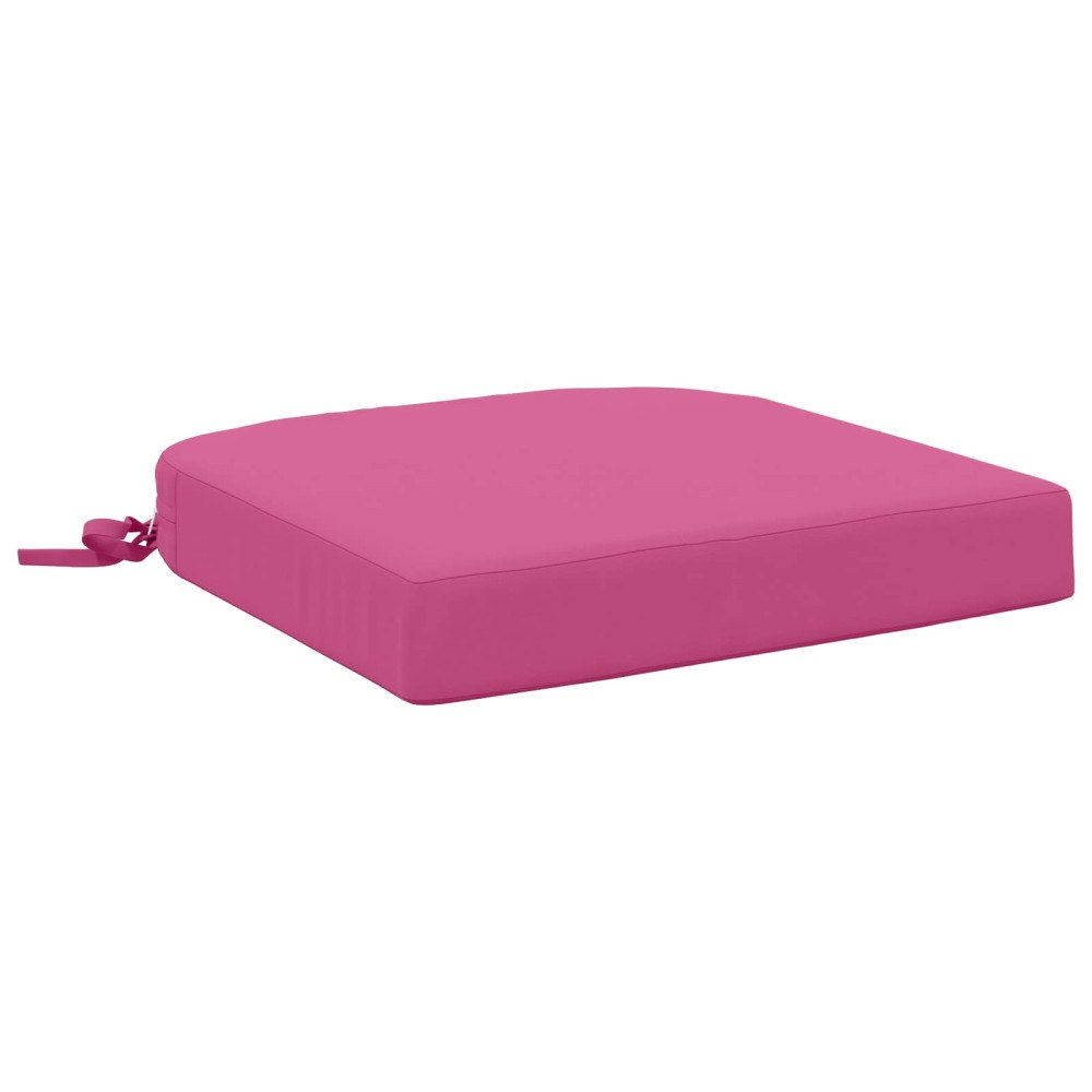 vidaXL 1-delad Sittkudde SOEST 100% Polyester Rosa 40 x 40 x 7 cm
