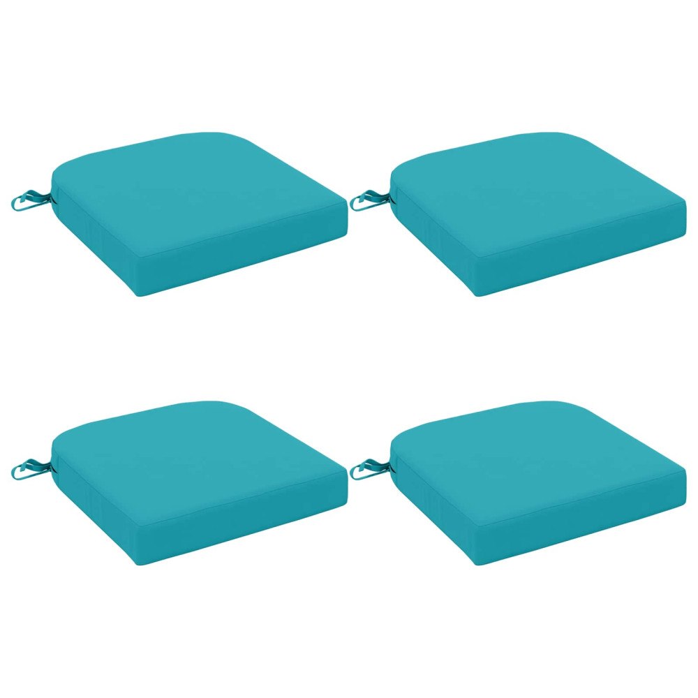 vidaXL 4-delade Sittkuddar SOEST 4 st 100% Polyester Turkos