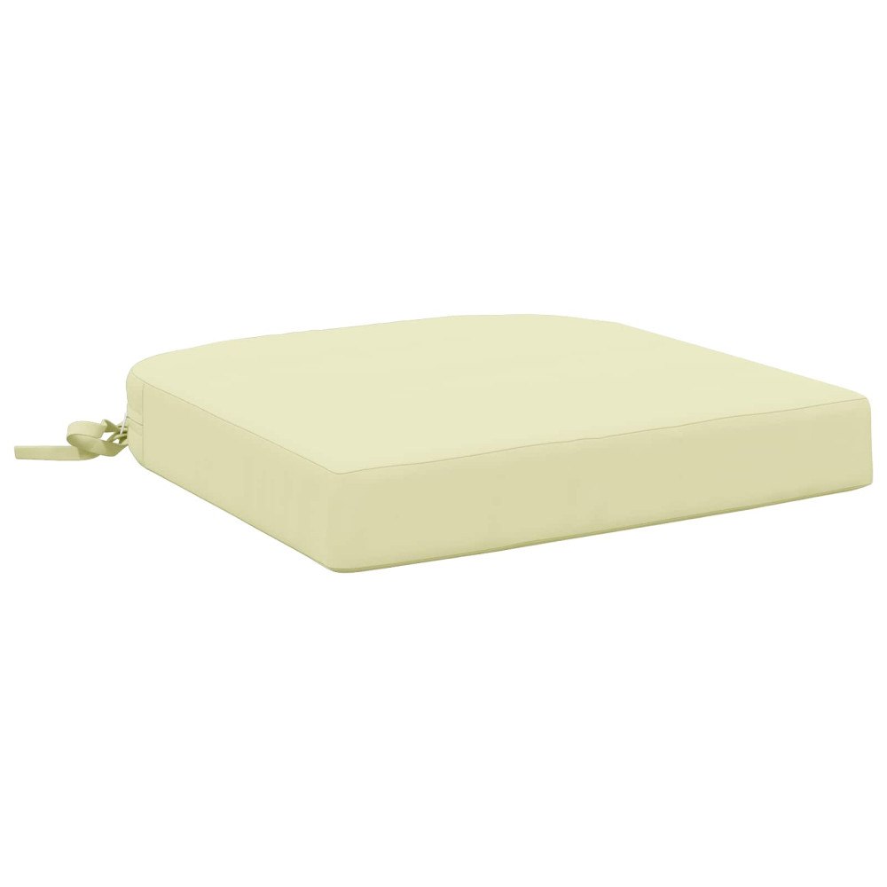 vidaXL 1-delad Sittkudde SOEST 100% Polyester Gräddvit 45 x 45 x 7 cm