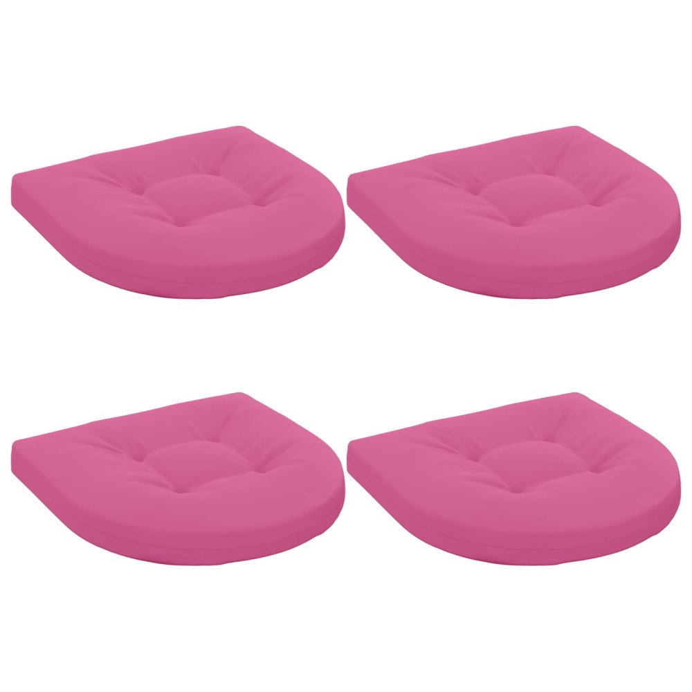 vidaXL 4-delade Sittdynor 4 st 100% Polyester Rosa 40 x 40 x 5 cm