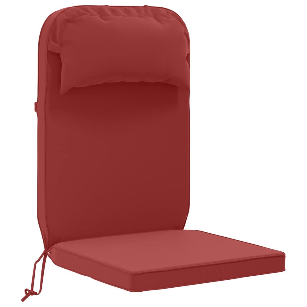 vidaXL Solsängkudde 100% Polyester Vinröd 55 x 124 x 5 cm