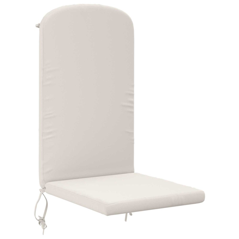vidaXL Solsängkudde GEMERT 100% Polyester Vit 47 x 131 x 5 cm