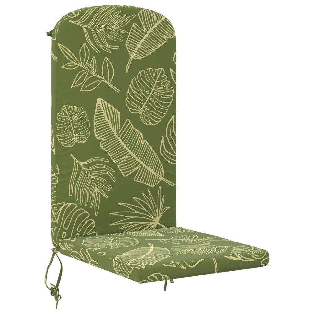 vidaXL Solsängkudde GEMERT 100% Polyester Bladdesign 47 x 131 x 5 cm