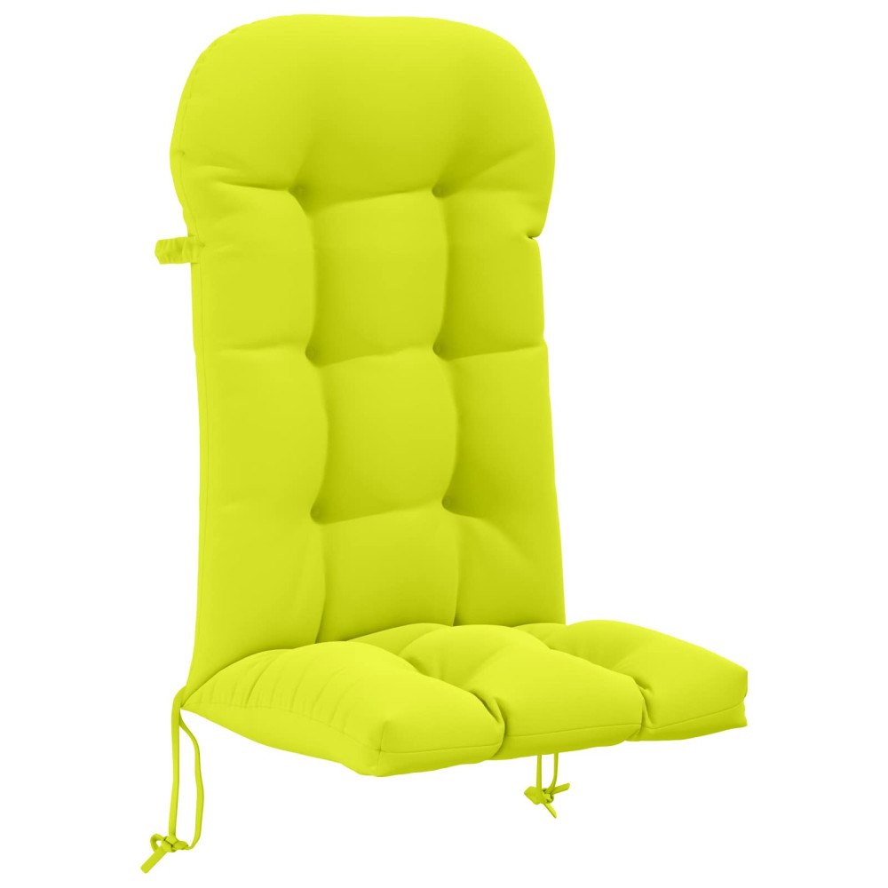 vidaXL Solsängkudde PUTTEN 100% Polyester Klart grön. 48 x 112 x 10 cm