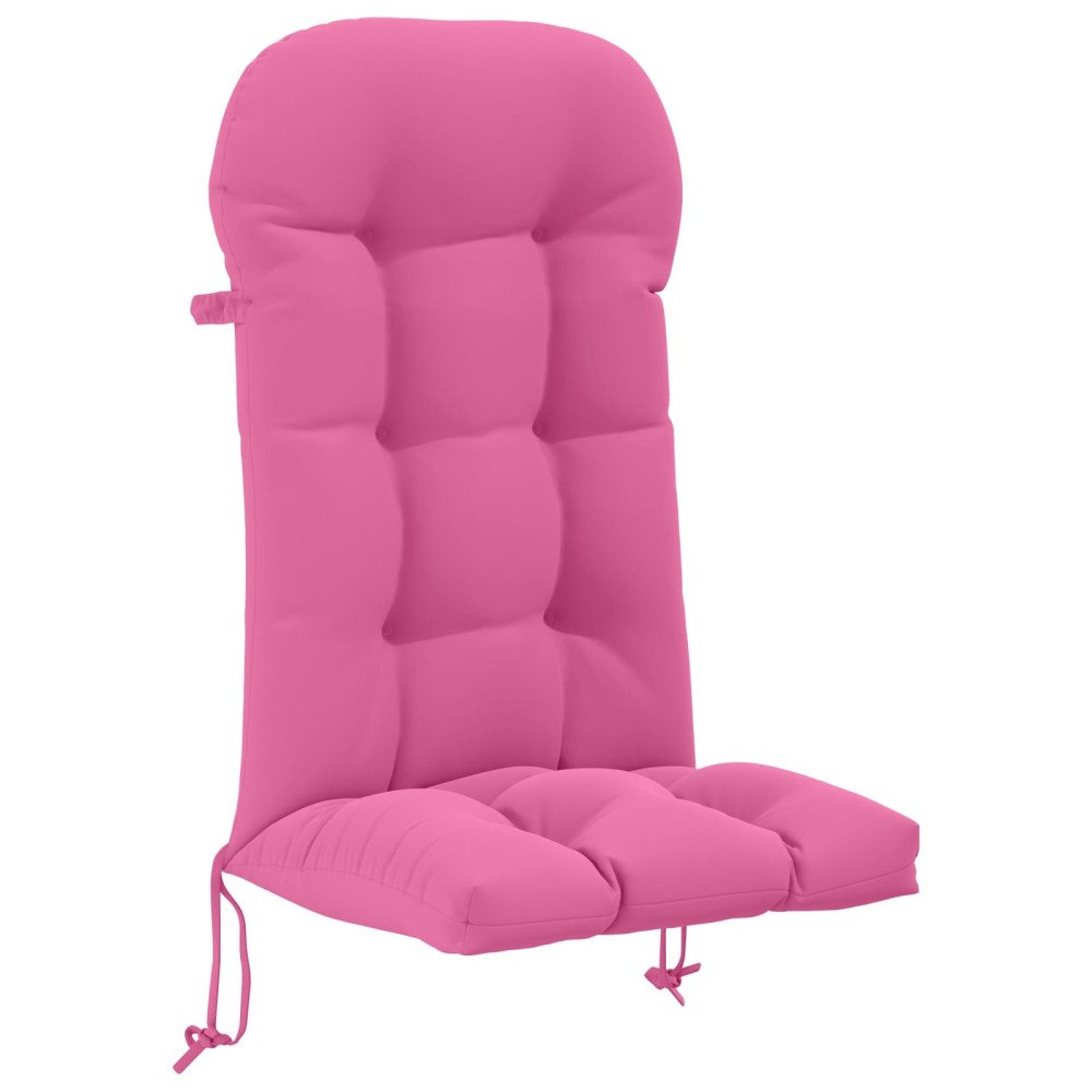 vidaXL Solsängkudde PUTTEN 100% Polyester Rosa 48 x 112 x 10 cm