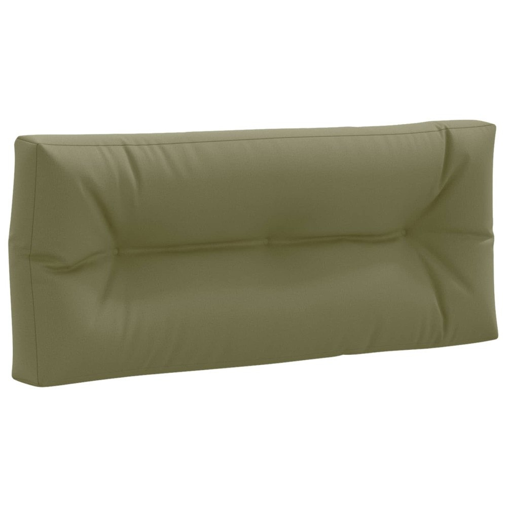 vidaXL Pallryggkudde VIANEN 100% Polyester Olivgrön 120 x 40 x 12 cm