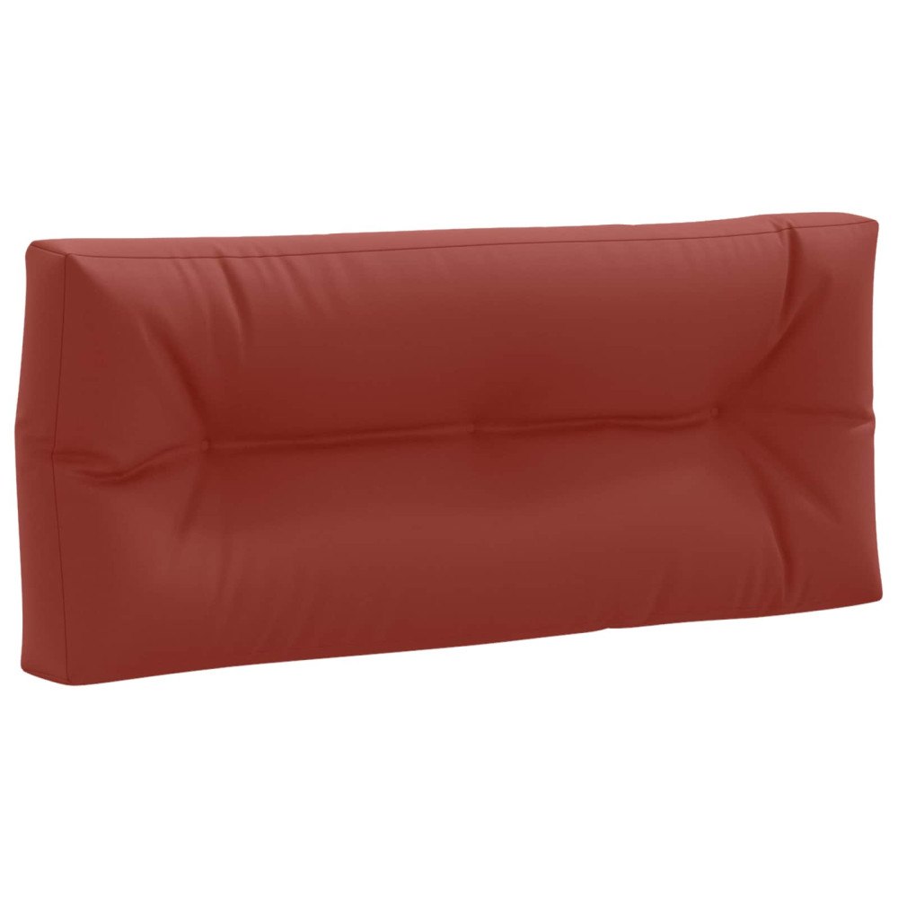 vidaXL Pallryggkudde VIANEN 100% Polyester Röd 120 x 40 x 12 cm
