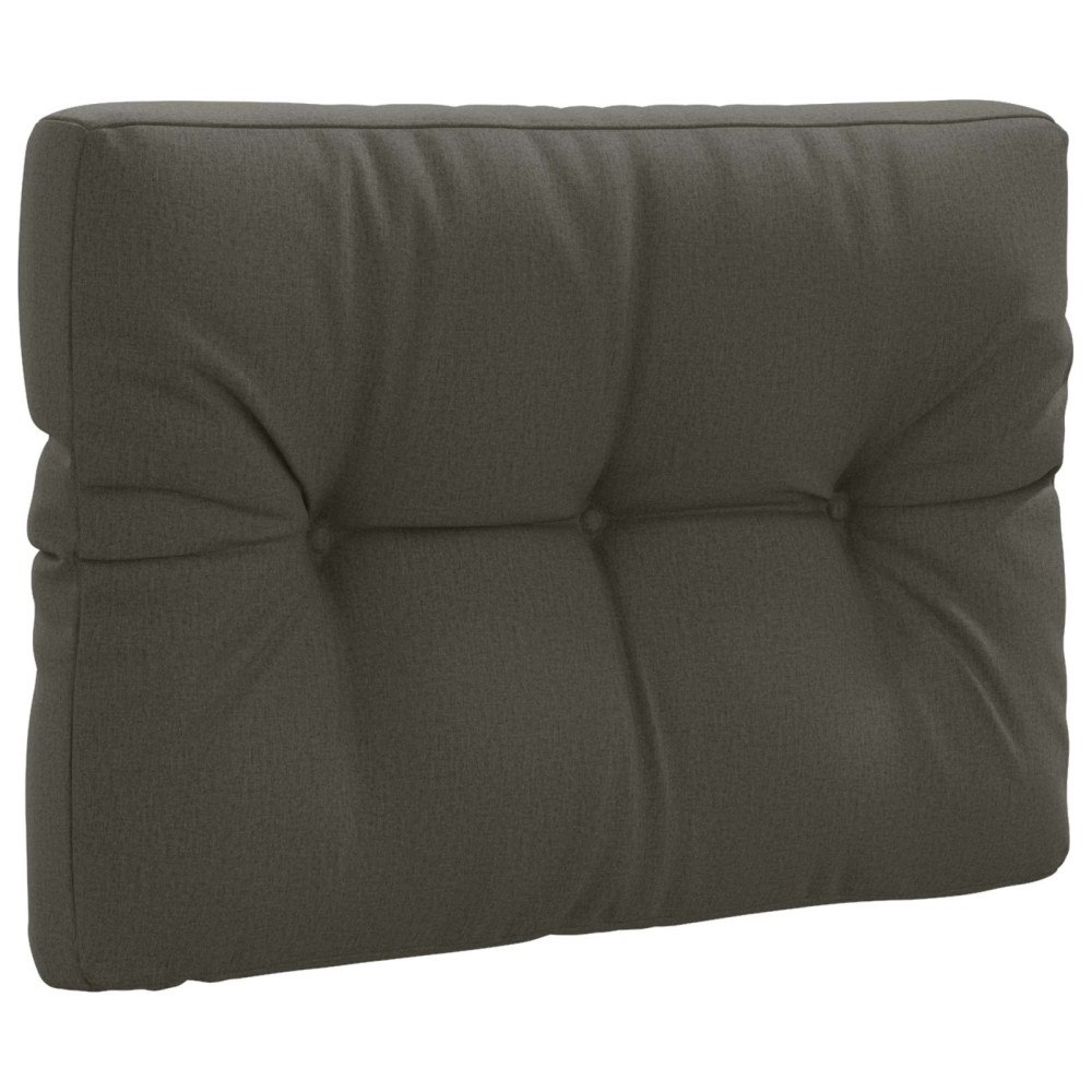 vidaXL Pallryggkudde VIANEN 100% Polyester Antracit 70 x 50 x 12 cm