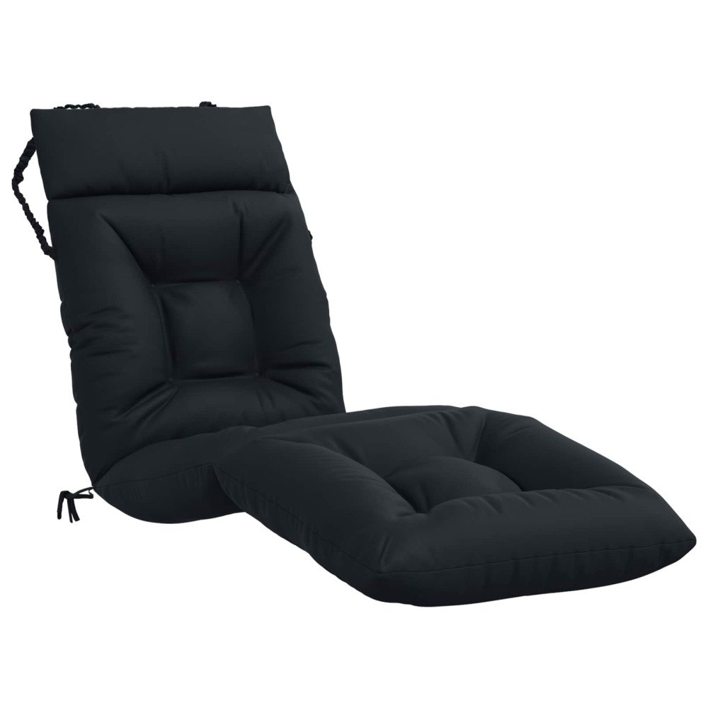 vidaXL Solstol Kudde VIANEN 100% Polyester Mörkblå 200 x 60 x 8 cm