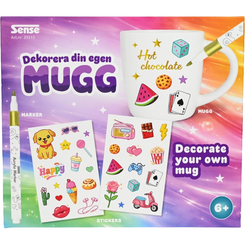 Sense Dekorera din egen mugg