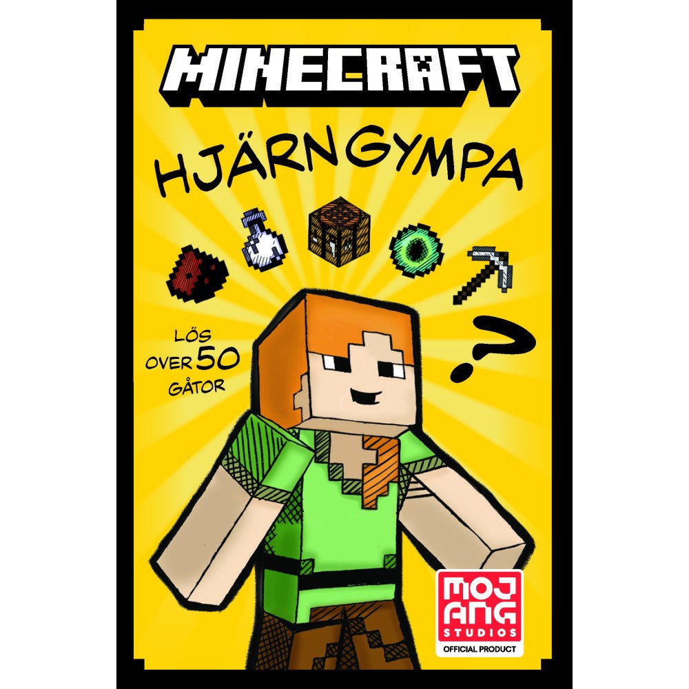 Alvilda Minecraft. Hjärngympa : lös över 50 gåtor (inbunden)