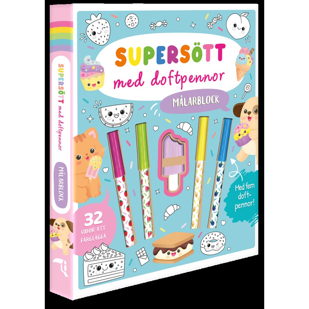 Tukan Förlag Supersött med doftpennor (bok)