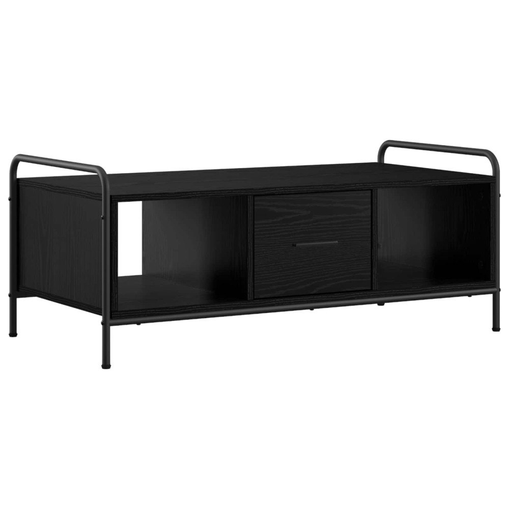 vidaXL Kaffeebord Svart ek 99,5 x 49 x 41 cm Konstruerat trä