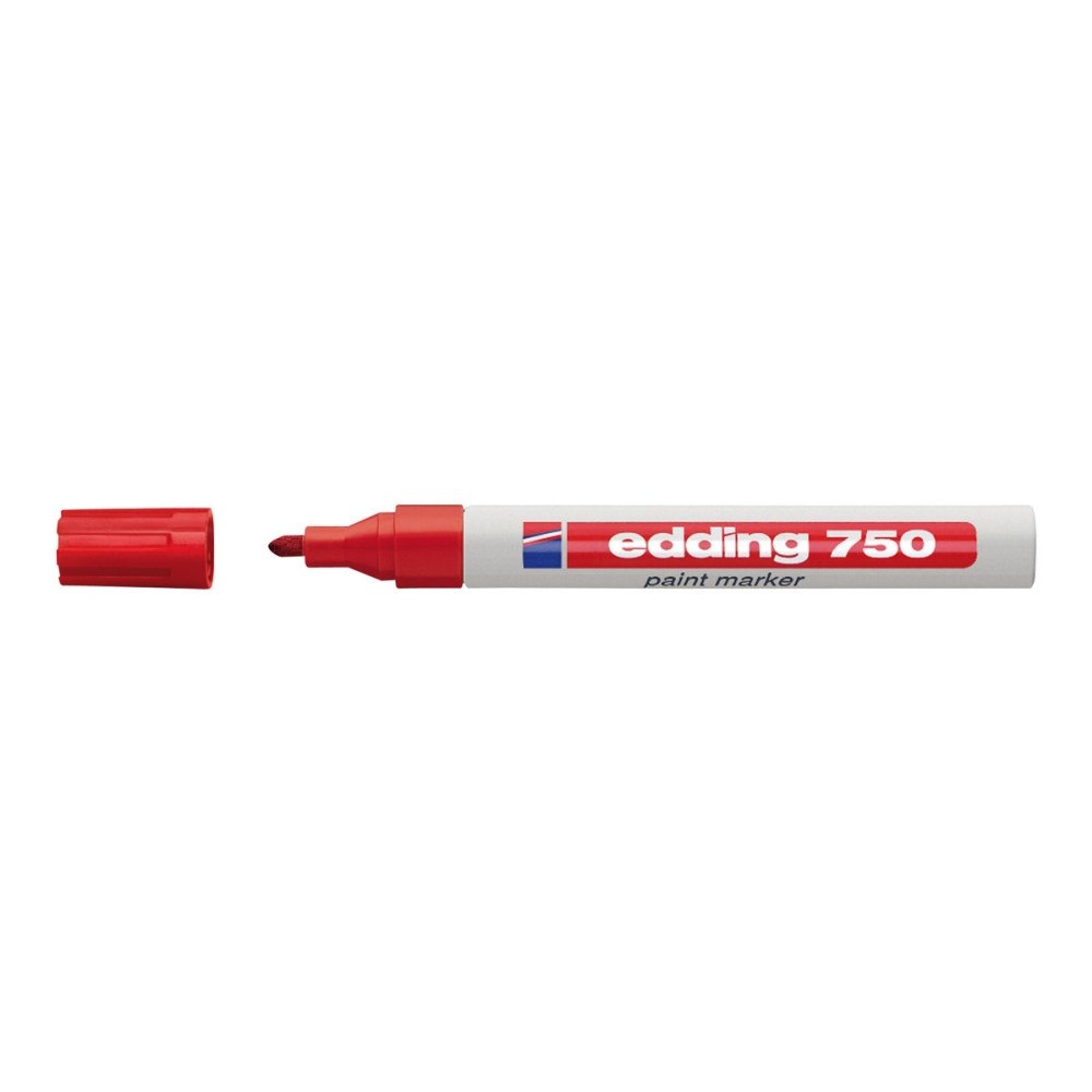 edding Edding 750 Färgpenna Röd 2-4 mm