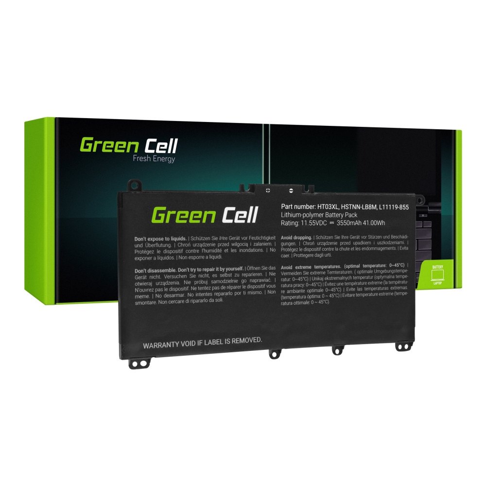 GREENCELL Green Cell - batteri för bärbar dator - Li-pol - 3550 mAh