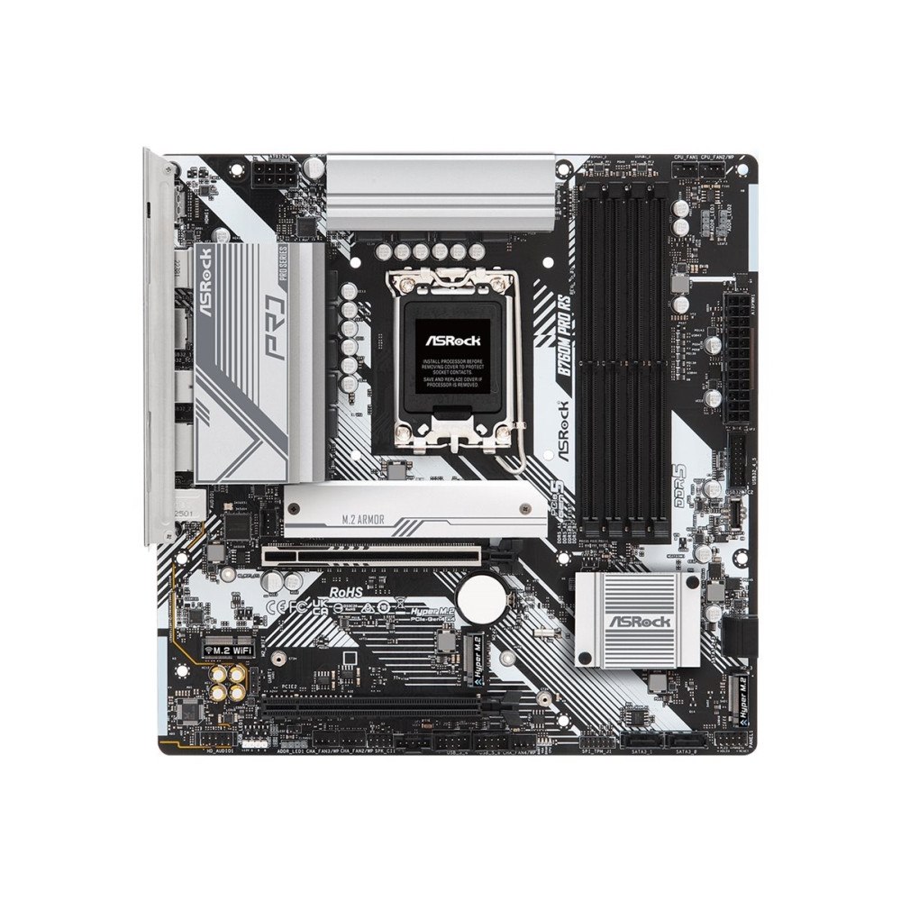 ASRock ASRock B760M Pro RS - moderkort - micro ATX - LGA1700-uttag - B760