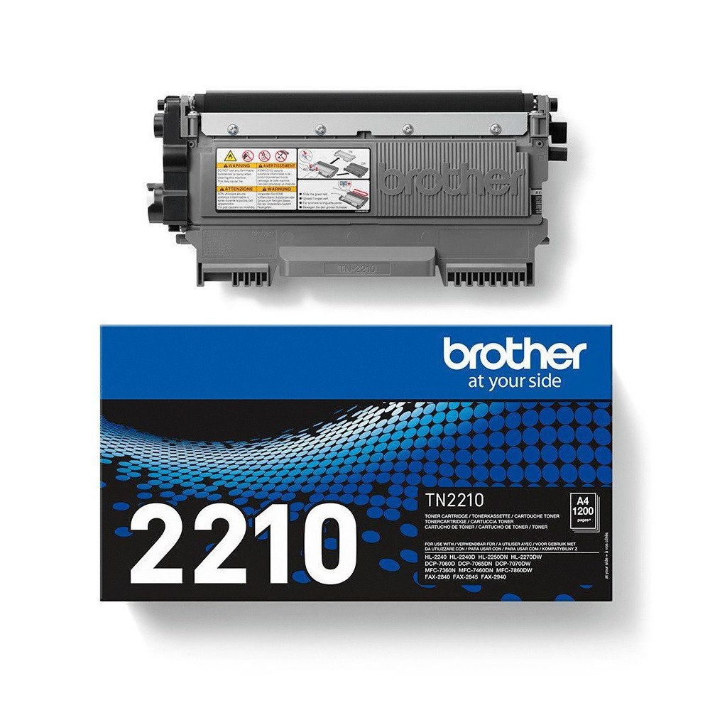 Brother Brother TN2210 - 1 - svart - original - tonerkassett