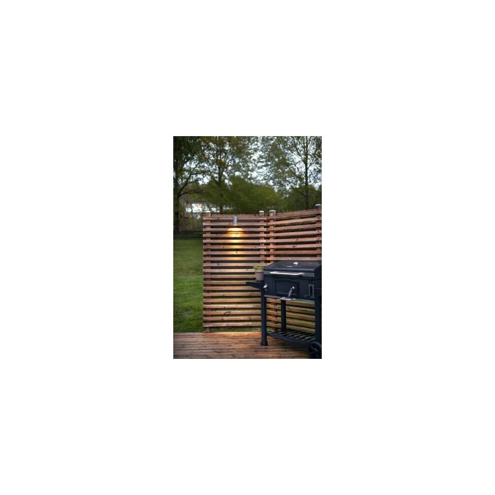 Solar Plus Fasadarmatur Milo G2 M II GU10, galvaniserad, IP44, IK06. Ma...