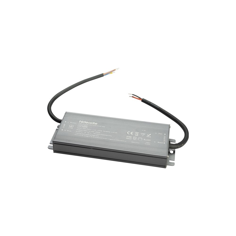 Solar Plus LED-dimmertransformator 24 V FDIM 200 W IP66. För fasdämpnin...