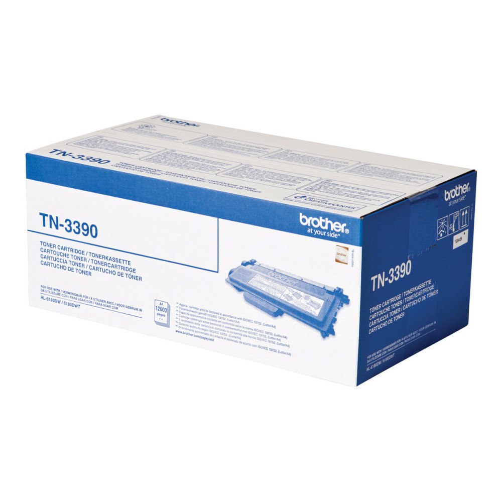 Brother Brother TN3390 - 2-pack - svart - original - tonerkassett