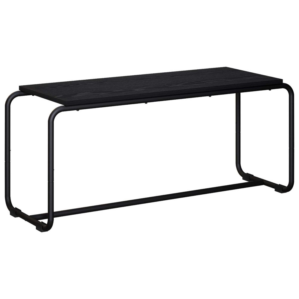 vidaXL TV-bänk 98 x 35.5 x 42 cm Svart ek Konstruerat trä