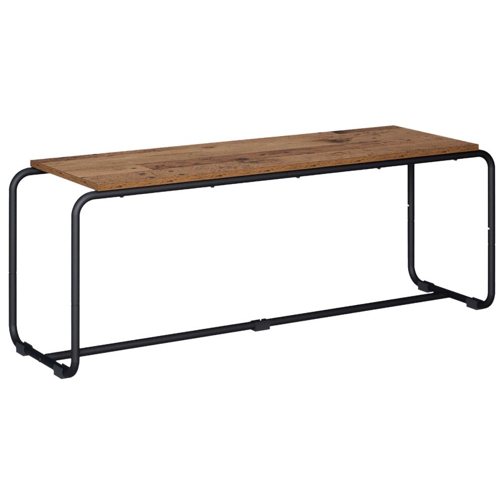 vidaXL TV-bänk 113.5 x 35.5 x 42 cm Gammalt trä Konstruerat trä