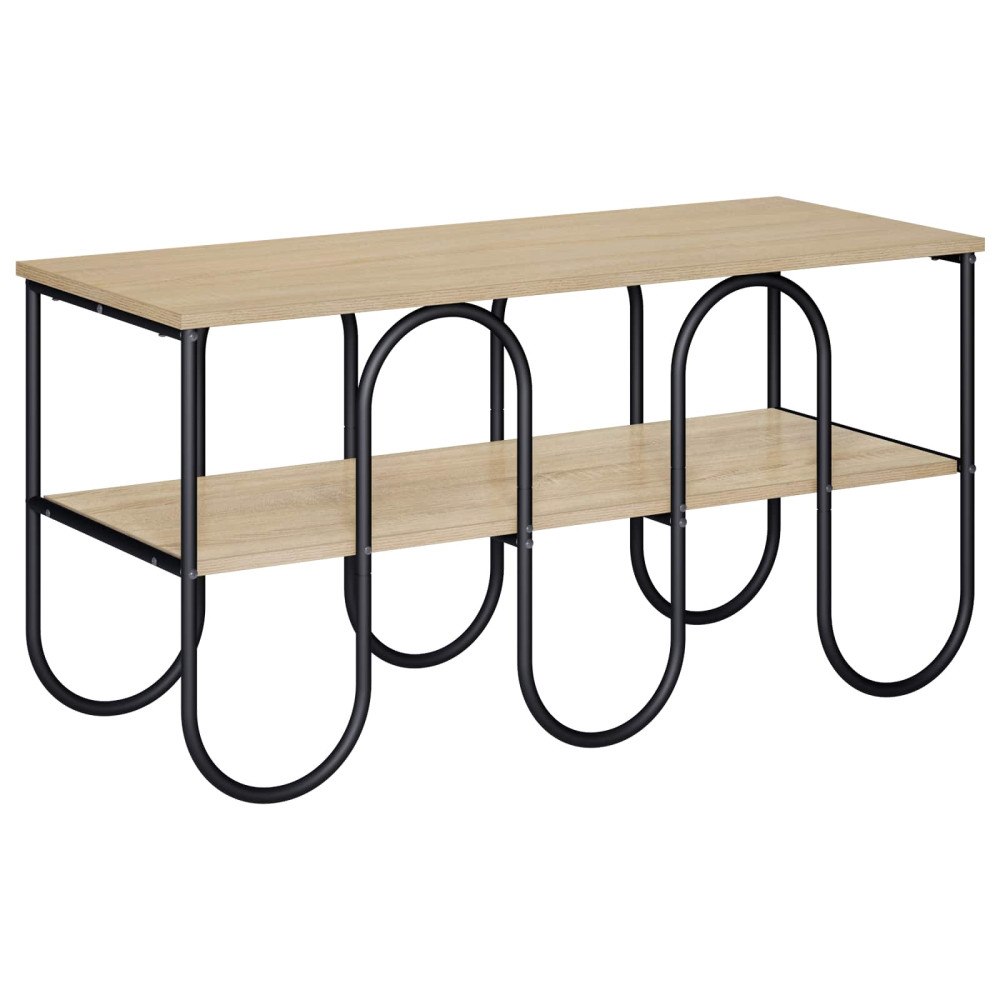 vidaXL TV-bänk 100 x 40 x 50 cm Sonoma-ek Konstruerat trä