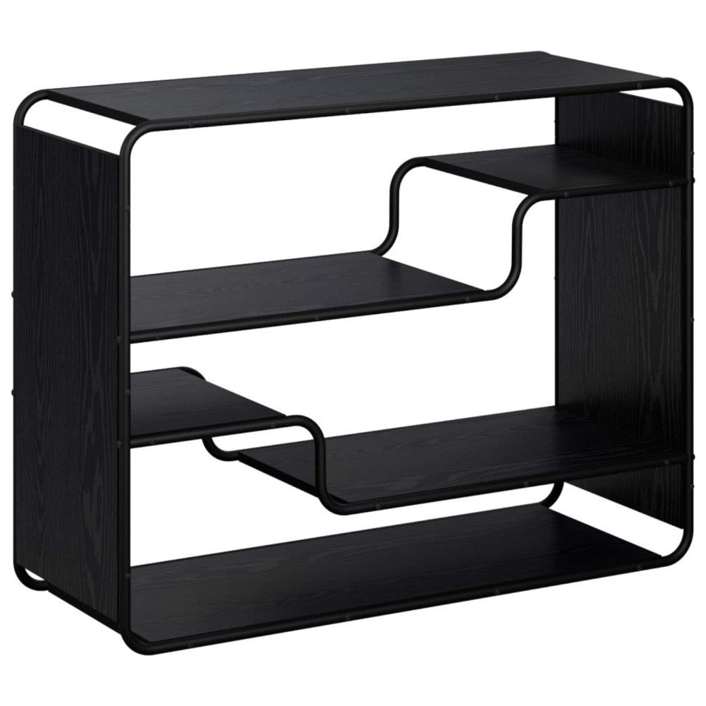 vidaXL Sideboard Svart ek 98 x 37,5 x 75,5 cm Konstruerat trä