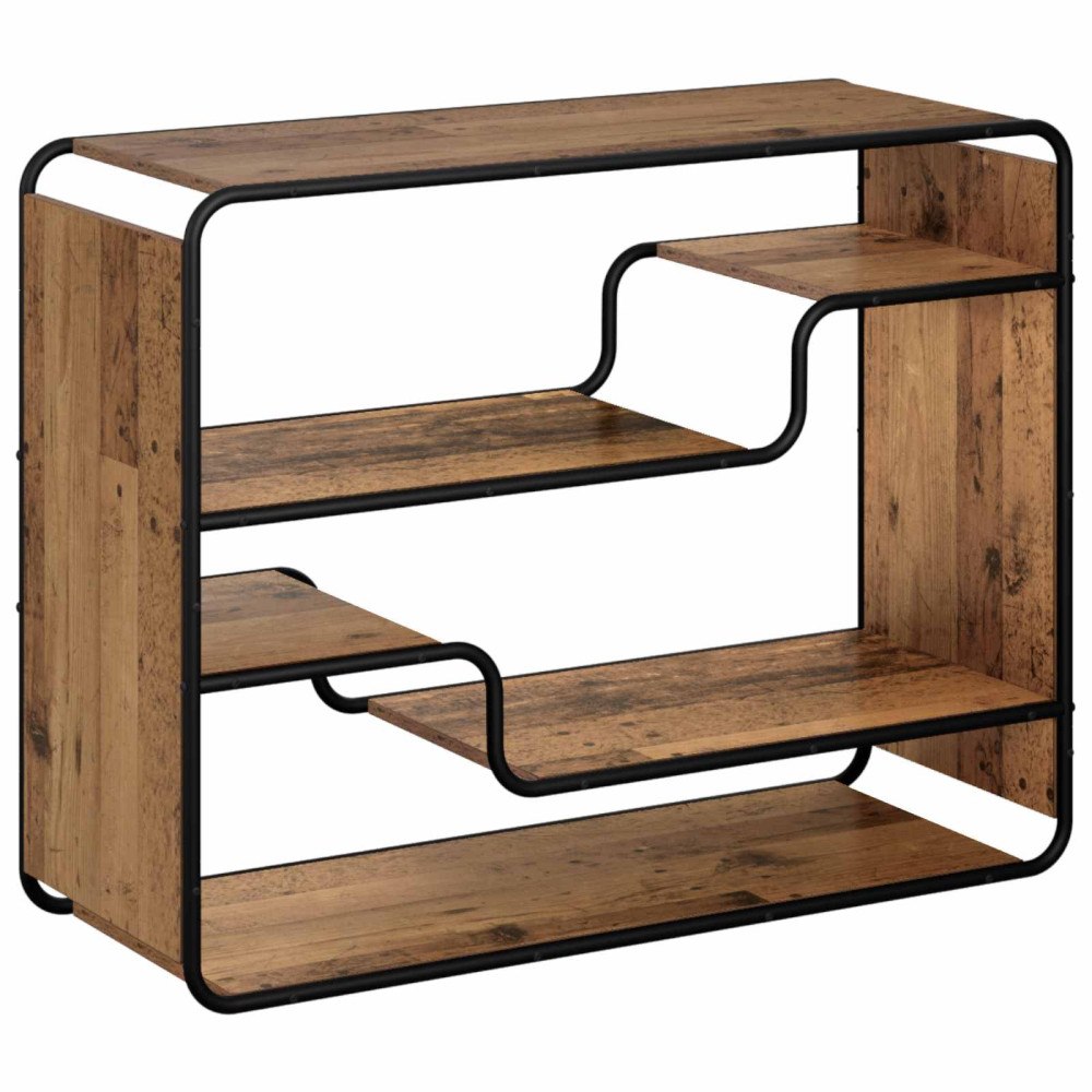 vidaXL Sideboard Gammalt trä 98 x 37,5 x 75,5 cm Konstruerat trä