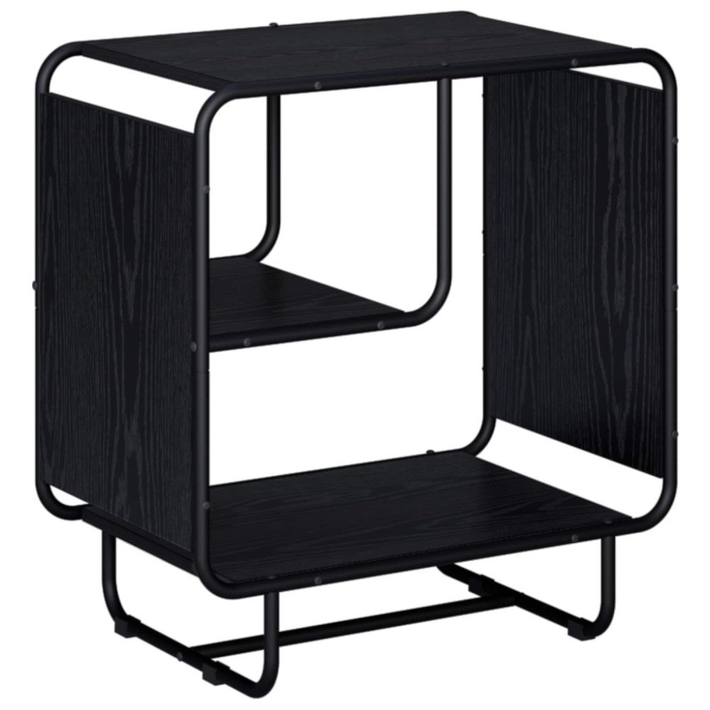 vidaXL Sideboard Svart ek 60 x 37,5 x 64,5 cm Konstruerat trä